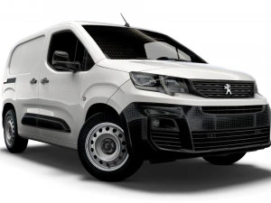 Peugeot E Partner Van SWB 2022 3D Model