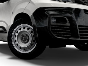 Peugeot E Partner Van SWB 2022 3D Model