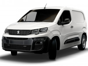 Peugeot E Partner Van SWB 2022 3D Model