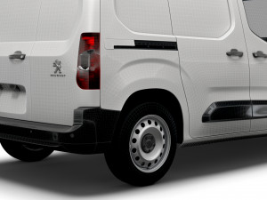 Peugeot E Partner Van SWB 2022 3D Model