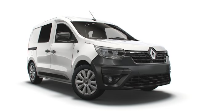 Renault Express DoubleCab 2022 3D-Modell .c4d .max .obj .3ds .fbx .stl .blend 