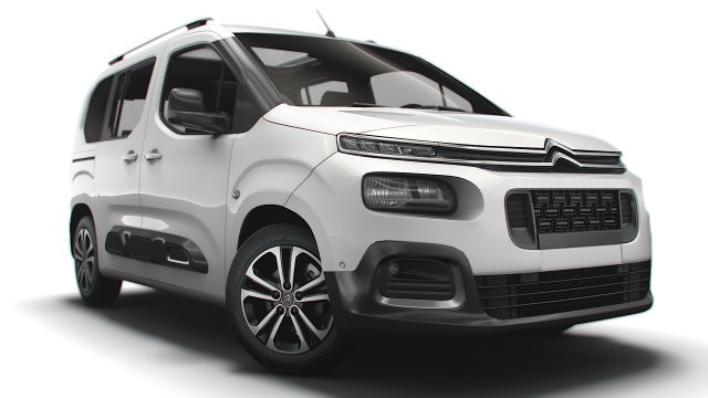 Citroen Berlingo Multispace 2022 Model 3D .c4d .max .obj .3ds .fbx .stl .blend 