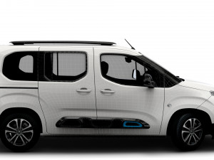 Citroen E Berlingo Multispace XTR 2022 3D Модель