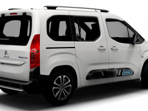 Citroen E Berlingo Multispace XTR 2022 3D Модель