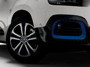 Citroen E Berlingo Multispace XTR 2022 3D Модель