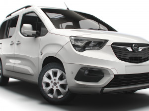 Opel E Combo Life 2022 3D Model