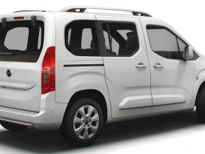 Opel E Combo Life 2022 3D Model
