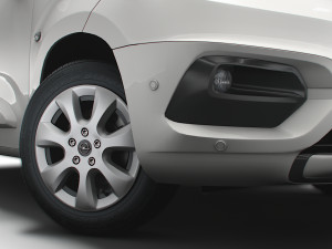 Opel E Combo Life 2022 Model 3D