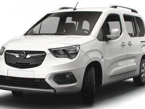 Opel E Combo Life 2022 3D Model