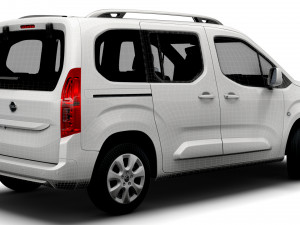 Opel E Combo Life 2022 Model 3D