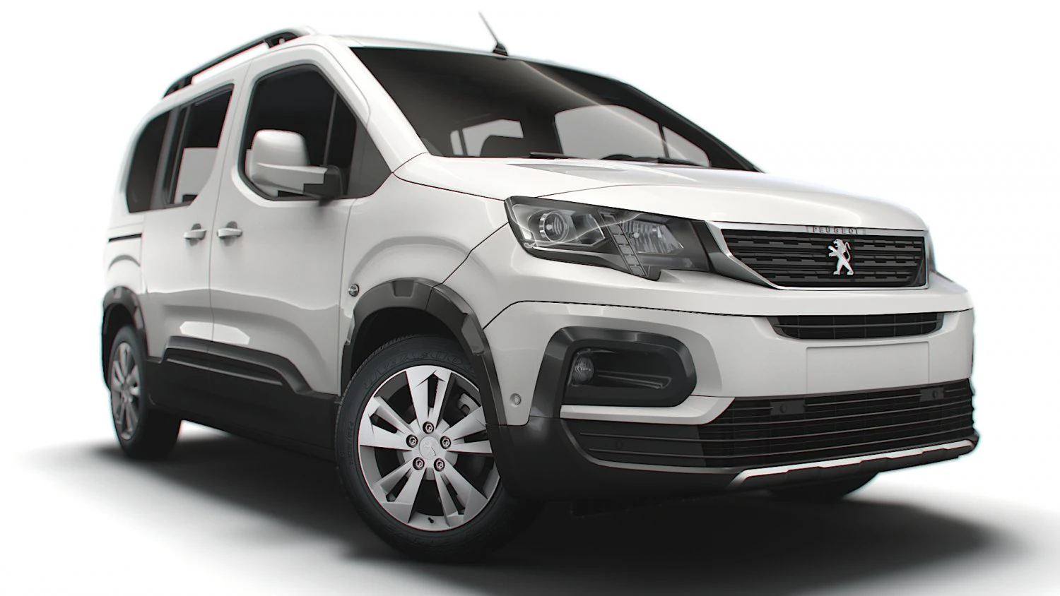 Peugeot E Rifter 2022 3D Model .c4d .max .obj .3ds .fbx .stl .blend
