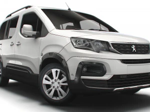Peugeot E Rifter 2022 3D Model