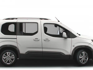 Peugeot E Rifter 2022 3D Model