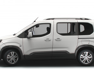 Peugeot E Rifter 2022 3D 模型