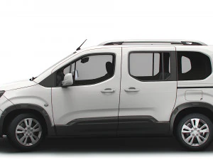Peugeot E Rifter 2022 3D Model