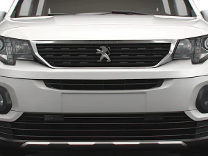 Peugeot E Rifter 2022 3D Model