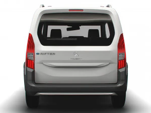 Peugeot E Rifter 2022 3D Model
