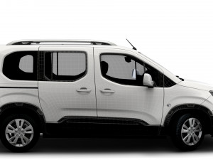Peugeot E Rifter 2022 3D 模型