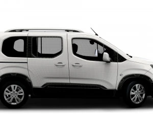 Peugeot E Rifter 2022 3D Model
