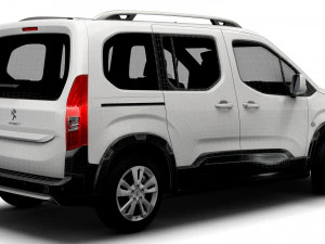 Peugeot E Rifter 2022 3D Model