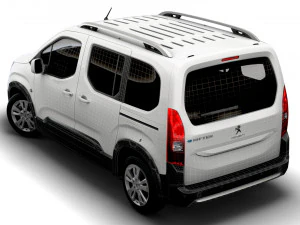Peugeot E Rifter 2022 3D Model