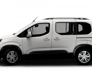 Peugeot E Rifter 2022 3D Model