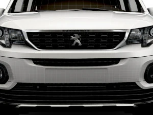 Peugeot E Rifter 2022 3D Model