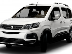 Peugeot E Rifter 2022 3D 模型