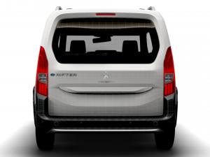 Peugeot E Rifter 2022 3D 模型