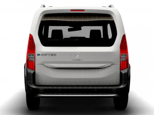 Peugeot E Rifter 2022 3D Model