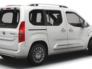 Toyota ProAce City Electric Verso 2022 Model 3D