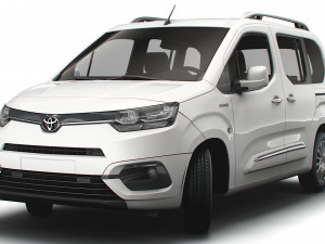 Toyota ProAce City Electric Verso 2022 Model 3D