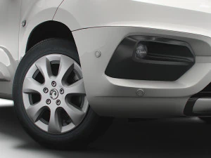Vauxhall E Combo Life 2022 3D Model