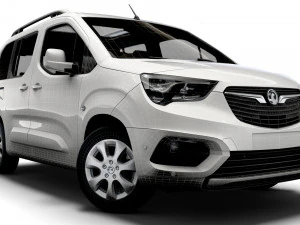Vauxhall E Combo Life 2022 3D Model