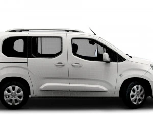 Vauxhall E Combo Life 2022 3D Model
