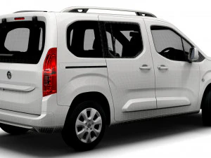 Vauxhall E Combo Life 2022 3D Model