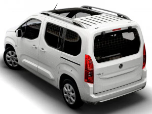 Vauxhall E Combo Life 2022 3D Model