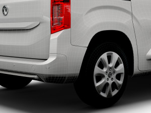 Vauxhall E Combo Life 2022 3D मॉडल