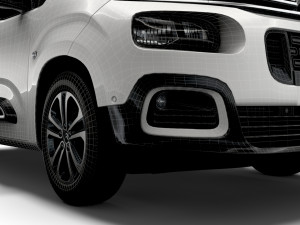 Citroen Berlingo Multispace XL 2022 3D-Modell