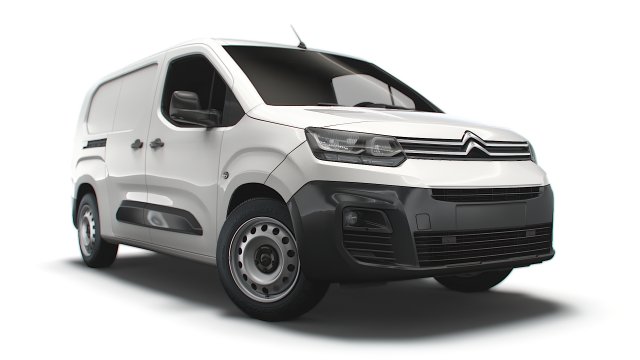 Citroen E Berlingo Van LWB 2022 3D Model .c4d .max .obj .3ds .fbx .stl .blend 