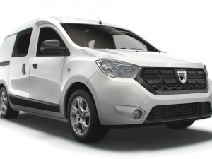 Dacia Dokker DoubleCab 2020 3D 모델