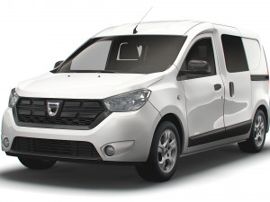 Dacia Dokker DoubleCab 2020 3D 모델