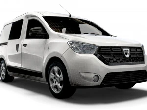 Dacia Dokker DoubleCab 2020 3D Model