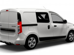 Dacia Dokker DoubleCab 2020 3D 모델