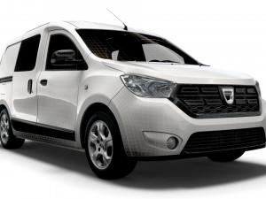 Dacia Dokker DoubleCab 2020 3D 모델