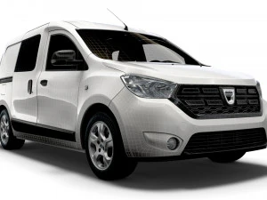 Dacia Dokker DoubleCab 2020 3D Model