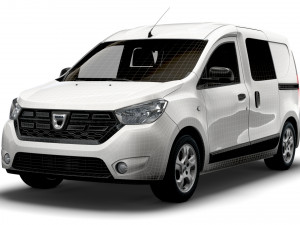 Dacia Dokker DoubleCab 2020 3D 모델