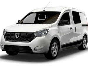Dacia Dokker DoubleCab 2020 3D Model