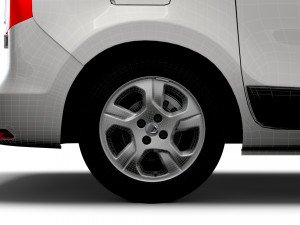 Dacia Dokker DoubleCab 2020 3D 모델