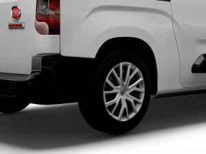 Fiat Doblo LWB Van 511 2023 3D Модель